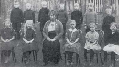 Klassebilde tidlig 1900-tall