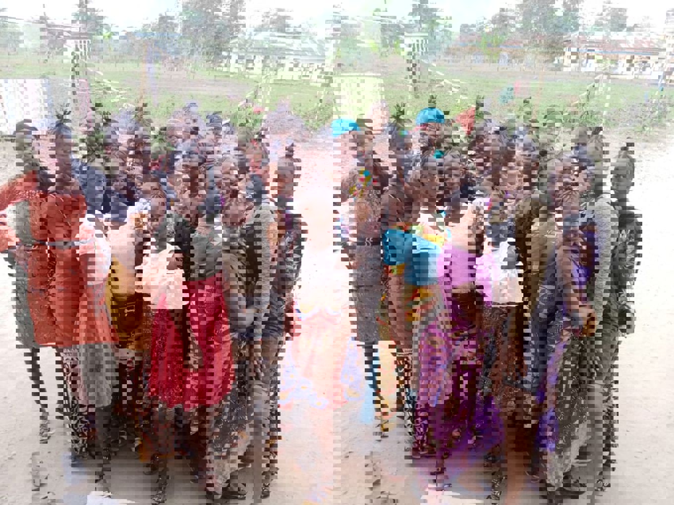 Elever på jenteskolen Prosperity i Sierra leone